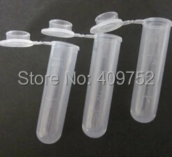 

Lot of 300pcs 5ml plastic Microcentrifuge Seed tube with cap Geocach wholesale