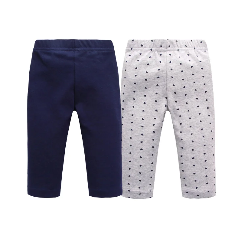 2pcs/lot Newborn Baby Boy Pants Cotton Mid Full Length infant Leggings