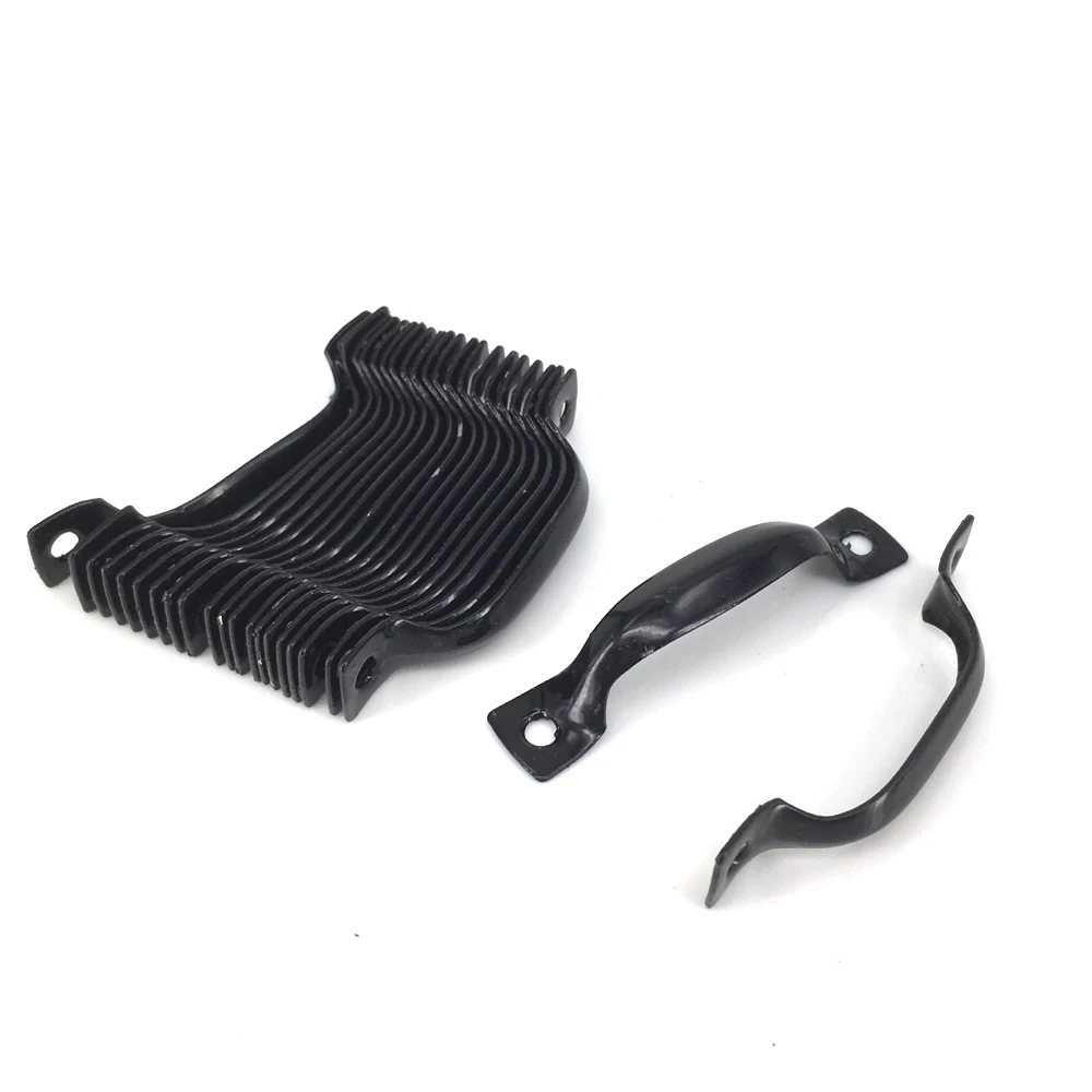 

20Pcs Black Iron Arched Pull Knob Jewelry Box Case Door Drawer Mini Arched Pull Handle