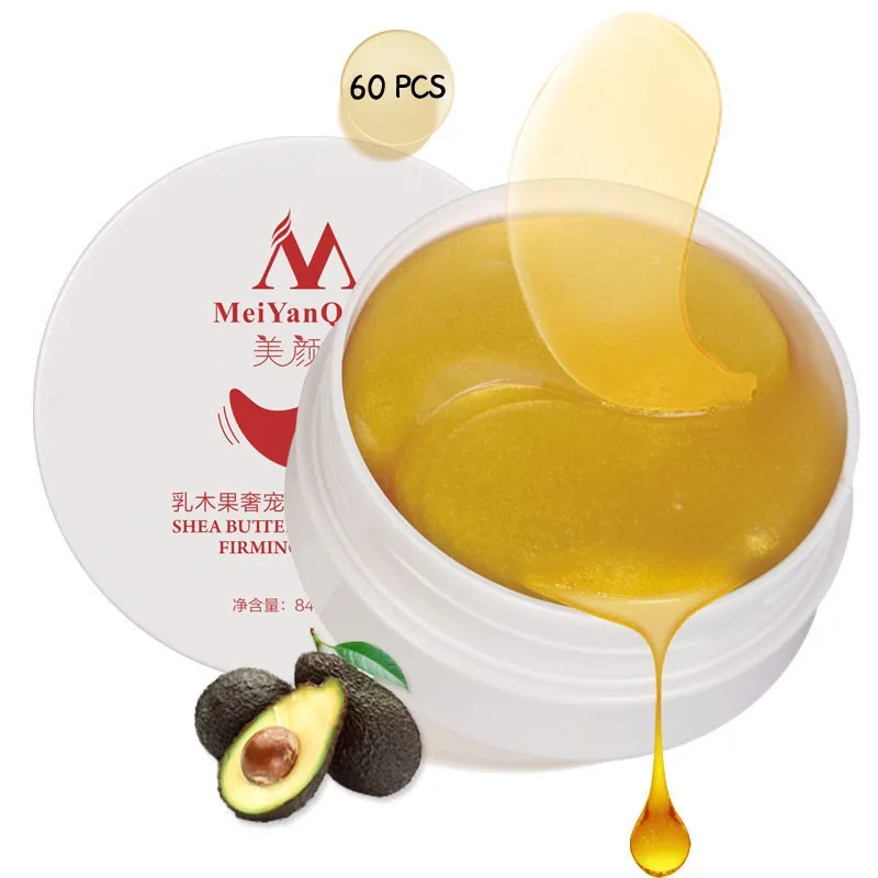 

Lifting Repair Skin 60pcs/pack Anti-Wrinkle Anti-aging Moisturizing Brightening Gold Collagen Eye Mask Sleep Eye Patches
