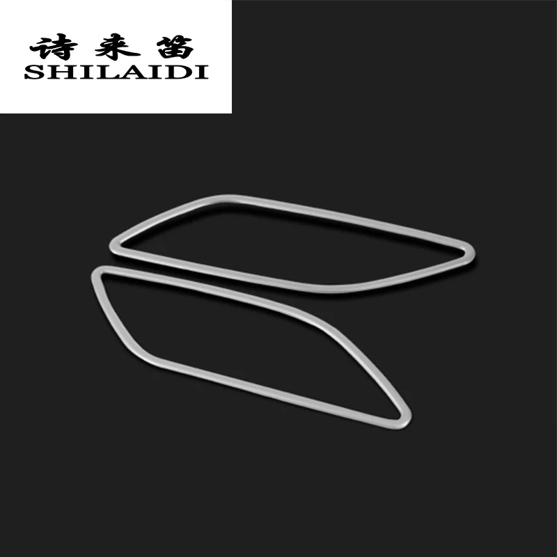 Автомобильный Стайлинг AC Outlet Trim Refit Air Frame dashboard наклейки Чехлы для Audi A4 B8 A5 RHD LHD