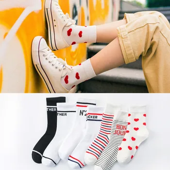 

Jeseca New Female Harajuku Style Socks Slippers Fashion Kawaii Women Short Socks Spring Summer Fashion Above Ankle Socks