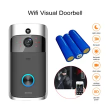 Doorbell Camera Wifi Video Door Viewer Intercom for home Security Camera Video Peephole Digital Door Bell/Phone Wireless Battery saful 4 3 digital video door viewer with multi languages recordable peephole home sercurity with one wireless doorbell hot sale