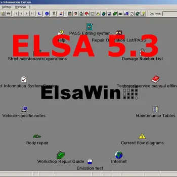 

Elsawin 5.3 ElsaWin 5.3 auto repair Software for Au-di/VW/SKODA/SEAT (Maintenance + Circuit Diagram) ELSAWIN car repair guidance