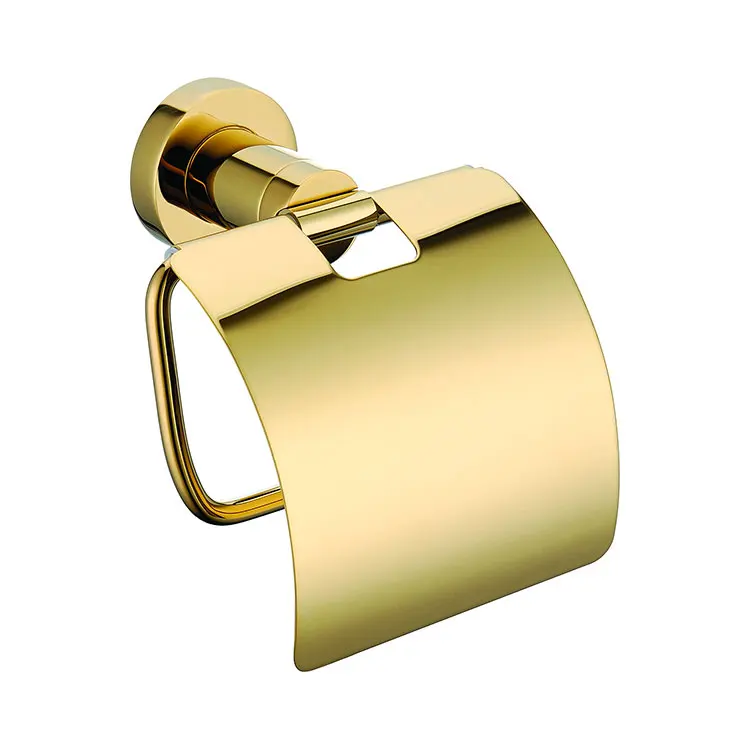 GOLD TOILET ROLL HOLDER - Golden