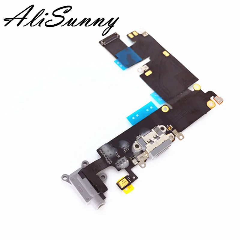 5 шт. гибкий кабель для зарядки iPhone 6 Plus 6G дюйма USB док станция аудио разъем запасные части|charging port|flex cabledock
