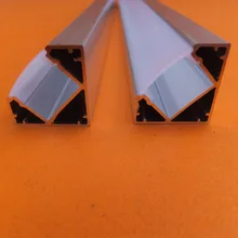 2000 мм X 18 мм X 18 мм встраиваемый алюминиевый профиль для светодиодный напольный Встраиваемый светодиодный светильник для мебели