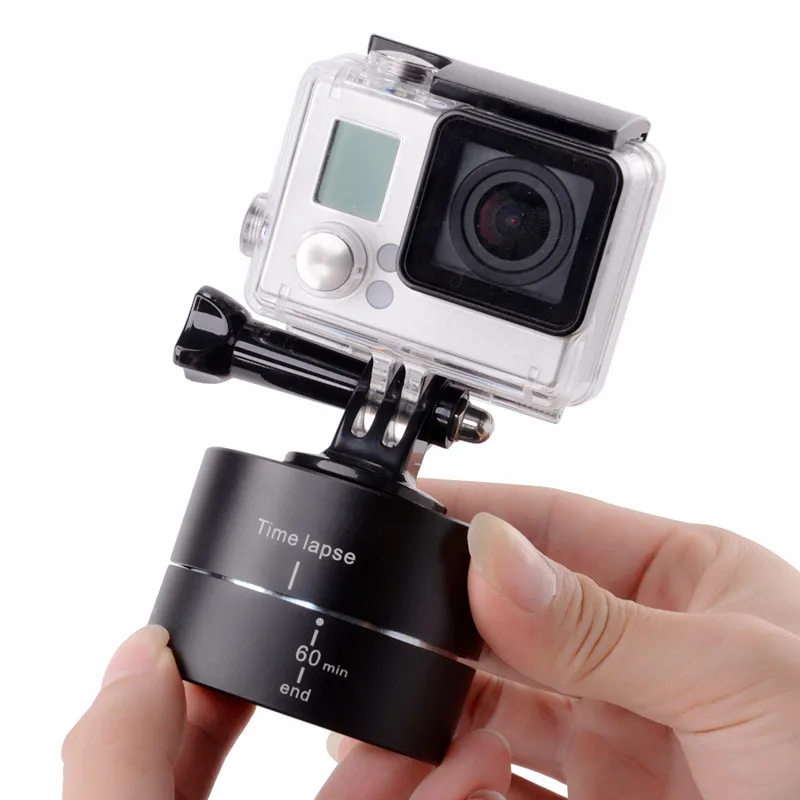 GoPro Time Lapse аксессуары для стабилизаторов 360 градусов панорамирование Вращающаяся насадка для панорамной съемки промежуток времени для iPhone Go pro Hero 6 5 Session