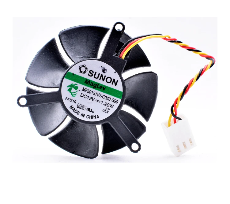 Совершенно аппарат не Привязанный к оператору сотовой связи MF50151V2-C030-G99 12V 1,20 W 3-контактный видеокарта вентилятор охлаждения