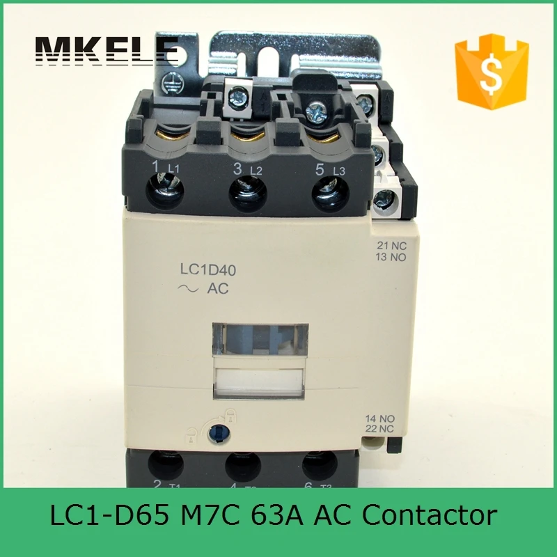 LC1 D65 M7C 65A контактор управления двигателем переменного тока электрическая