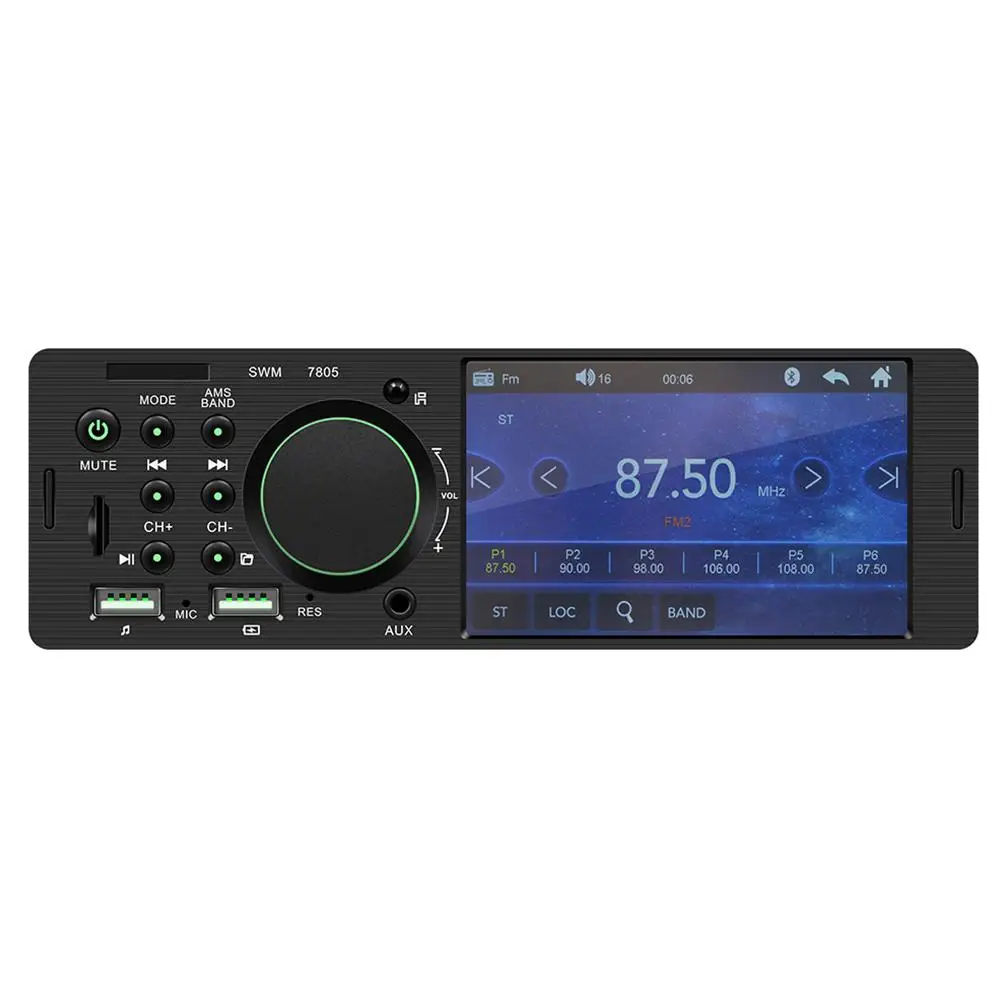 

4inch Universal Car Radio MP5 Player FM Transmitter Auto Audio USB Remote Control Reverse Parking Image multimedia with camera