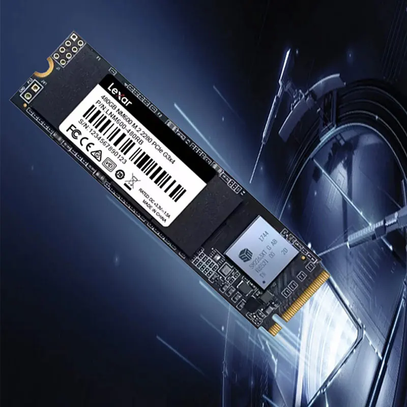  Lexar NM600 SSD M2 M.2 2280 NVME Solide Fahrer 240GB 480GB PCIe Gen3 * 4 für Laptop Desktop noteboo