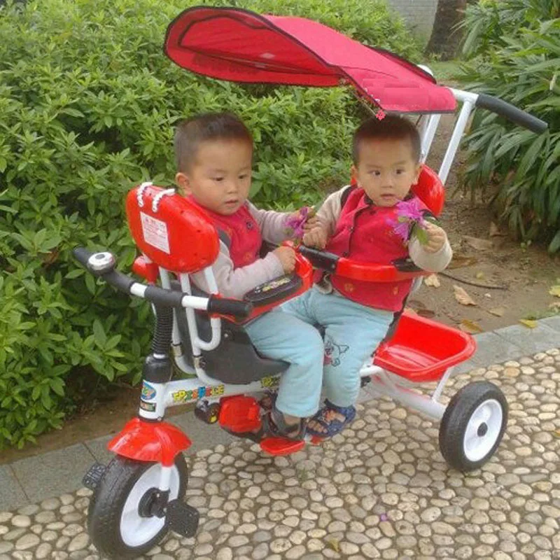 twin push along trike