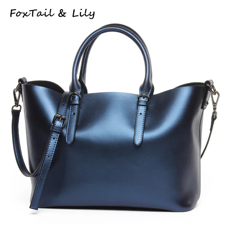 blue hobo handbag