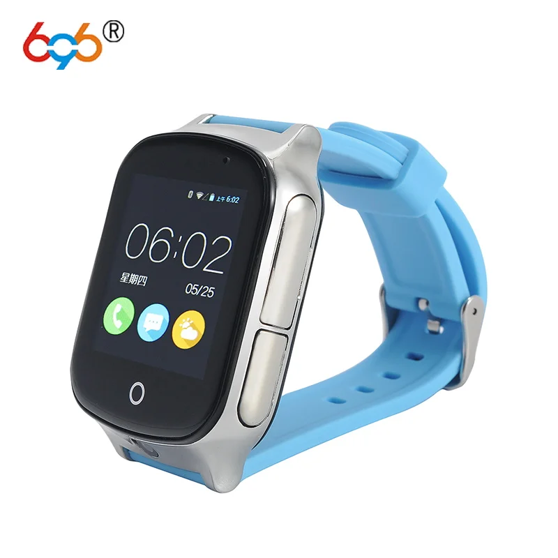 Get  696 Smart watch Kids Wristwatch A19 3G WIFI GPS Locator Tracker Smartwatch Baby Watch With Camera F