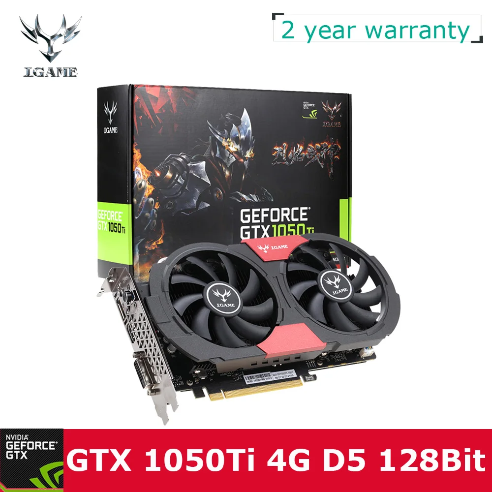 Colorful NVIDIA GeForce GTX iGame 1050Ti GPU 4GB GDDR5