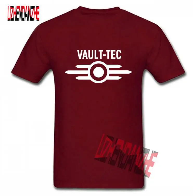 

Vault Tec logo Gaming Video Game Fallout 2 3 4 Tees Tops T-Shirts Men classic Casual Apparel Fashion T Shirts Vault-Tec Fashion