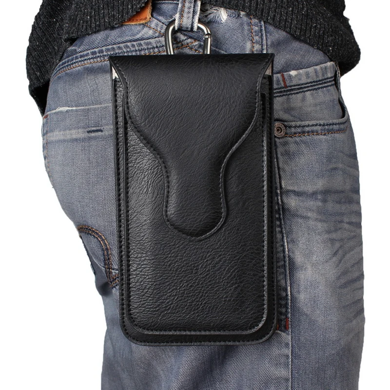 

BISI GORO fashion on the belt sports outdoor phone case 2020 waist bag Double layer protection heuptas heren pothook belt pack