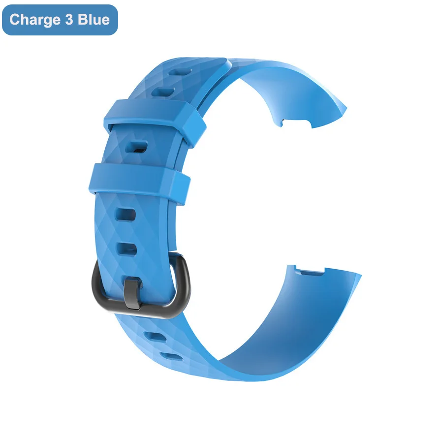 Charge 3 Blue XShum Fitbit Charge 3 Band TPE ремешок для FitBit Charge 3 TPE браслет для Fit bit charge 3 band Замена для аксессуаров - Цвет: Charge 3 Blue
