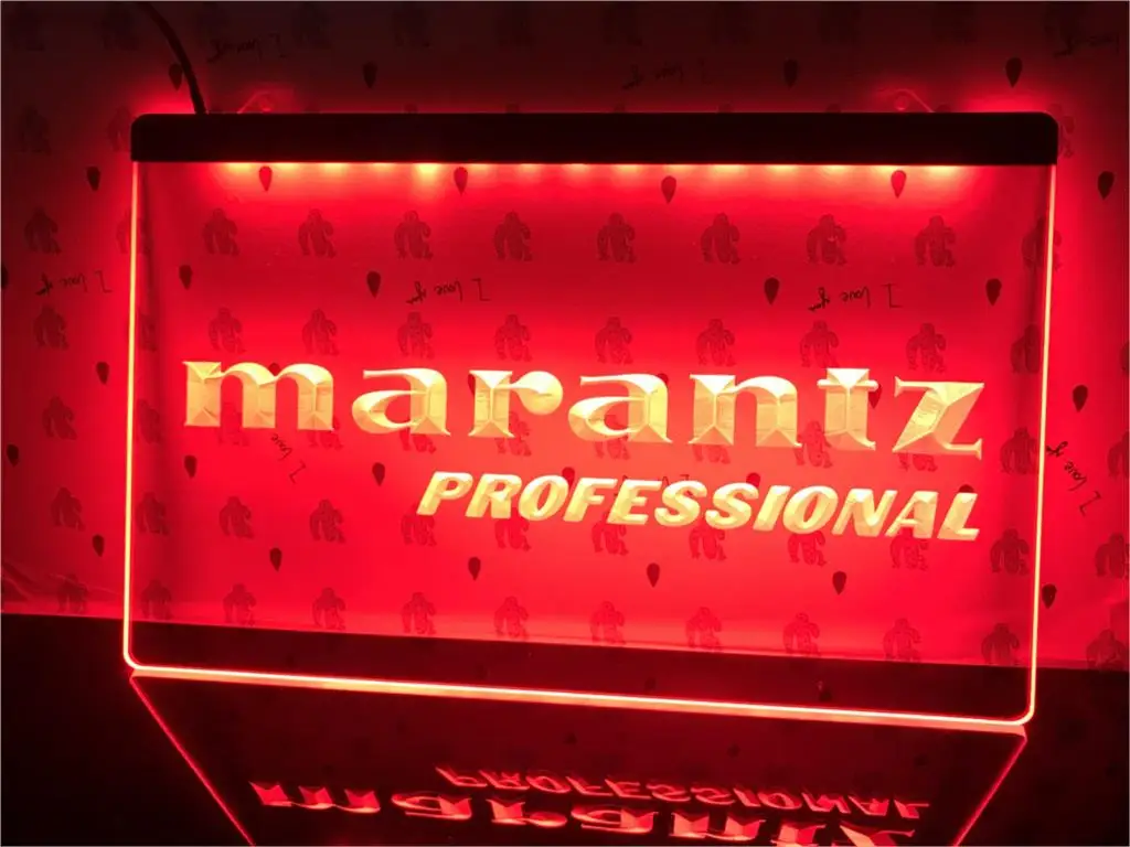 K074-Marantz профессиональный аудио театр светодиодный световой знак