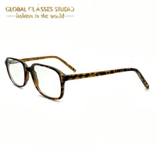 Очки квадратной формы ацетат оптическая оправа Очки для работы за компьютером Мужчины Женщины A503