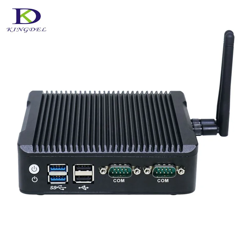 New Style quad core N3160 fanless mini pc nettop with windows7 2 HDMI DP USB3 0