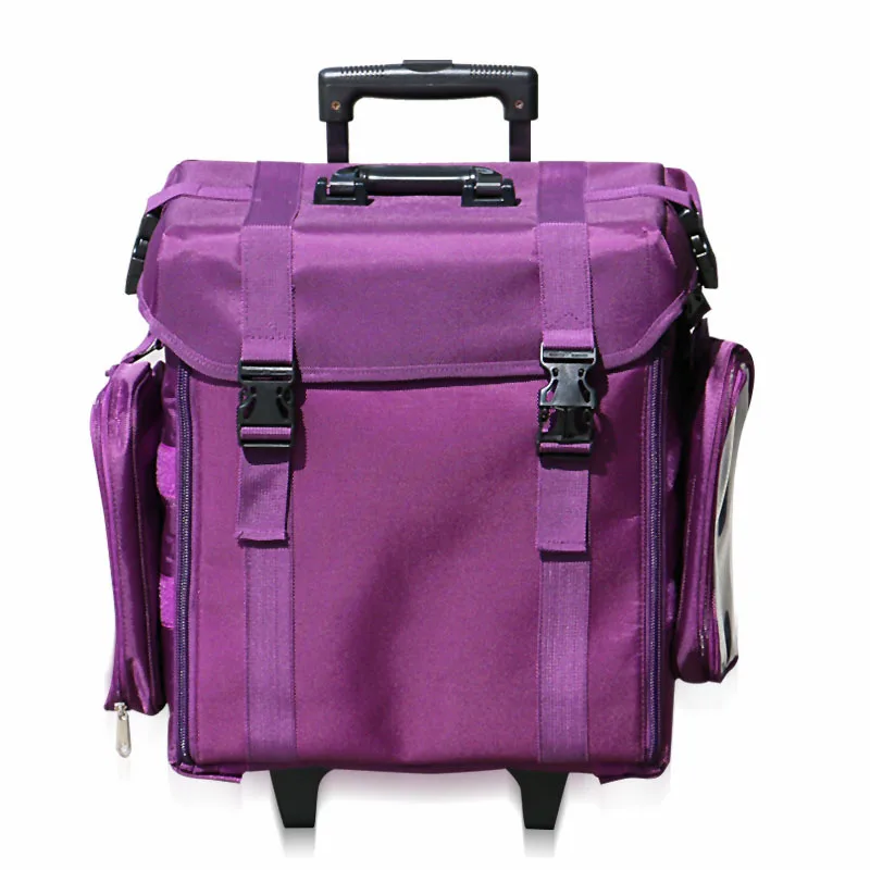 Soft Nylon Finished Dazzing Purple And Huge Sapce Travel Cosmetic Soft Nylon Finished Dazzing Purple And Huge Sapce Travel Cosmetic Bag For Makeup Artist Free Shipping To Most Asia Countries In Bags Cases From