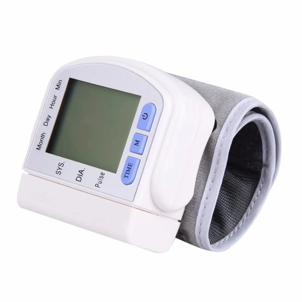 

Blood Pressure Monitor Automatic Digital Manometer Tonometer on the Wrist Cuff Arm Meter Gauge Measure blood pressure device