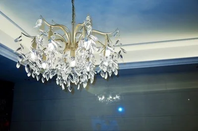 Дизайн роскошная хрустальная люстра Светодиодный светильник AC110V 220v lustre cristal столовая гостиная hanglamp