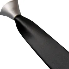 LAMMULIN мужские галстуки модный дизайн Серебряный Узел контрастный черный двухцветная Лоскутная микрофибра шейный платок, тонкий галстук 6 см галстук на шею