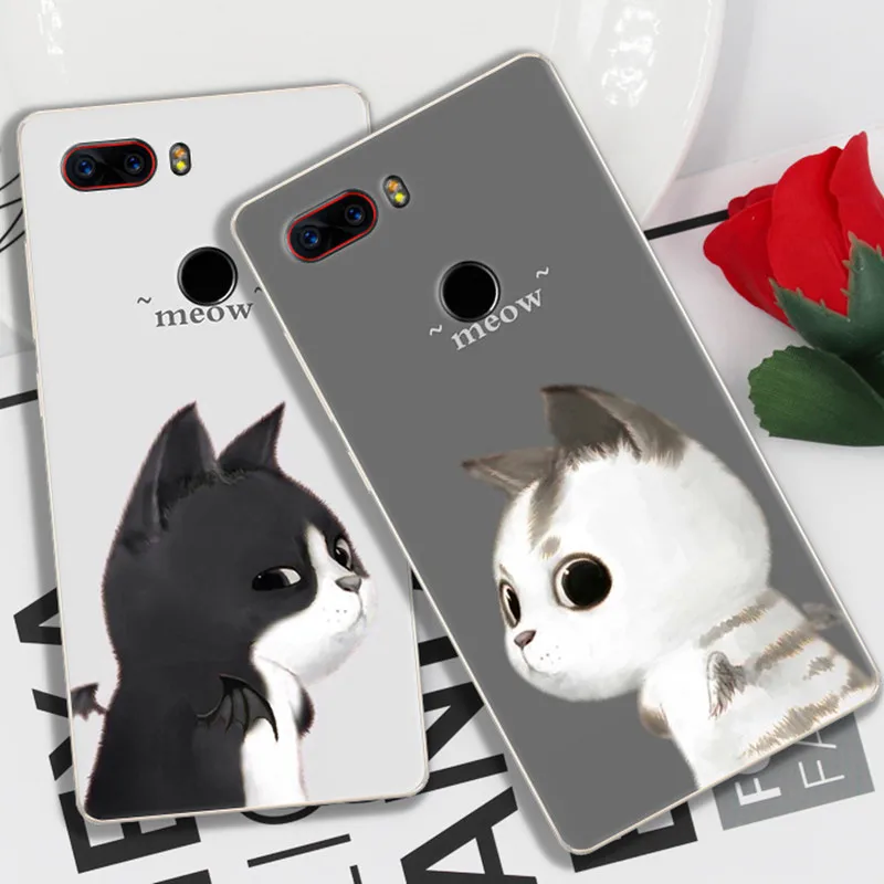 For ZTE Nubia Z17S Case 5.73 Cartoon Cat Animal Hard PC Back Cover Full Body Protective Shell For Nubia Z17S Silicone TPU Case (22)