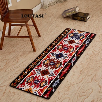 

LOUTASI Area Rug for Living Room Dining Bathroom Carpet Shaggy Soft Area Rug Geometric Printed Rectangle Anti Slip Floor Mat