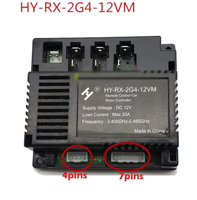 HY-RX-2G4-6VM Детский Электрический автомобиль части игрушки аксессуары HY-RX-2G4-12VM пульт дистанционного управления приемник контроллер материнская плата - Цвет: HY-RX-2G4-12VM