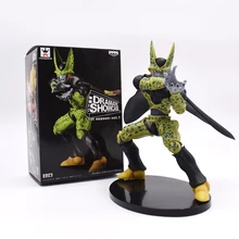 Buy 17cm Hot Anime Dragon Ball Z Complete Body Cell Dramatic Showcase PVC Action Figure Model Toys Doll Free shipping Free Shipping