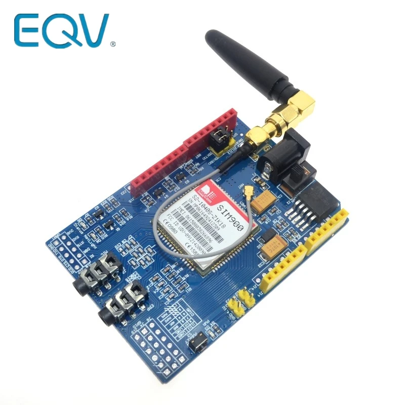 Макетная плата SIM900 850/900/1800/1900 МГц GPRS/GSM комплект модуля для Arduino|Интегральные