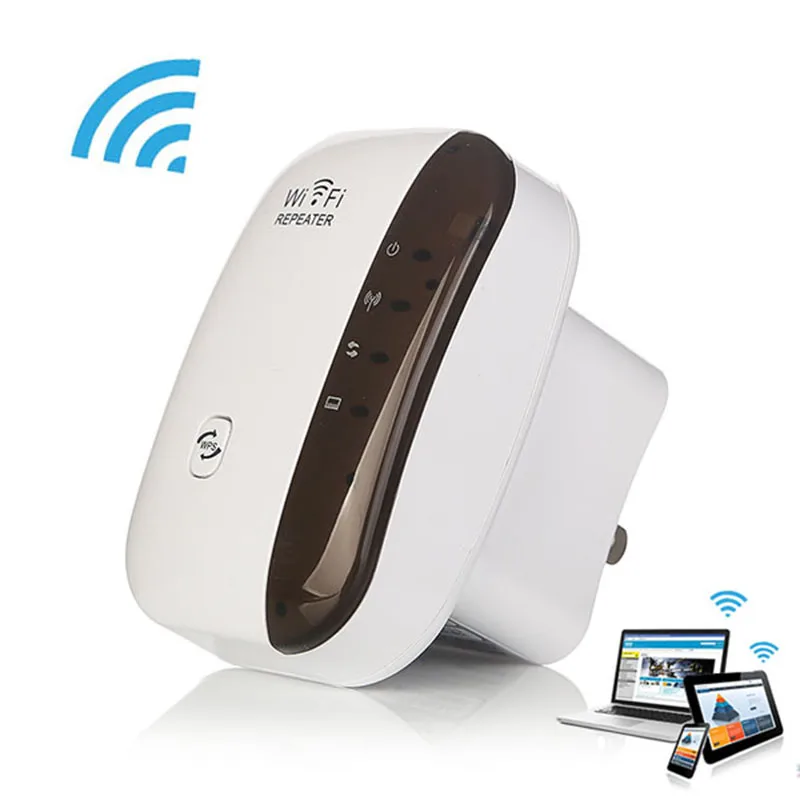 

Wifi Repeater Wireless Wifi Extender 300Mbps Amplifier Wifi Range 802.11n/b/g Signal Booster Transmitter WPS Encryption