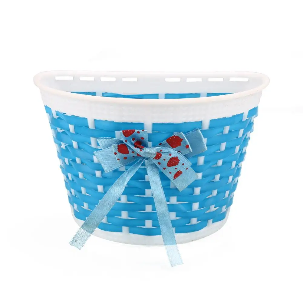 Top Bicycle Basket Front Bag Rear Hanging Basket Panniers Bike Bowknot Front Basket For Children Girl Gifts Cycling Accessories 3 Top Bicycle Basket Front Bag Rear Hanging Basket Panniers Bike Bowknot Front Basket For Children Girl Gifts Cycling Accessories 3