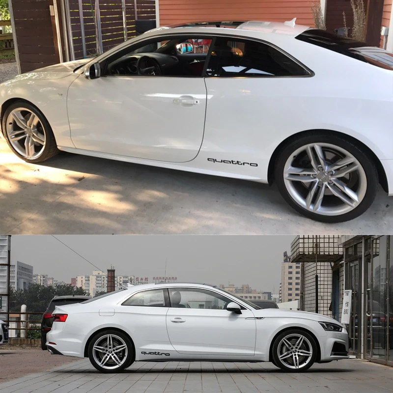 Для Audi Quattro A4 A5 A6 A7 A8 TT S4 S3 S5 S6 S7 S8 Q3 Q5 7 A1 b5 B6 B7 B8 C5 C6 Наклейка Стикер автомобиля гонки