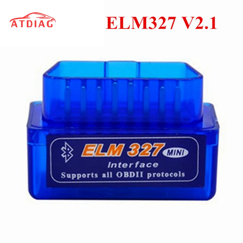 portable car battery charger 2021 V2.1 Super MINI ELM327 Bluetooth OBD2 Wireless ELM 327 Multi-Language Works ON Android/PC car inspection equipment Code Readers & Scanning Tools