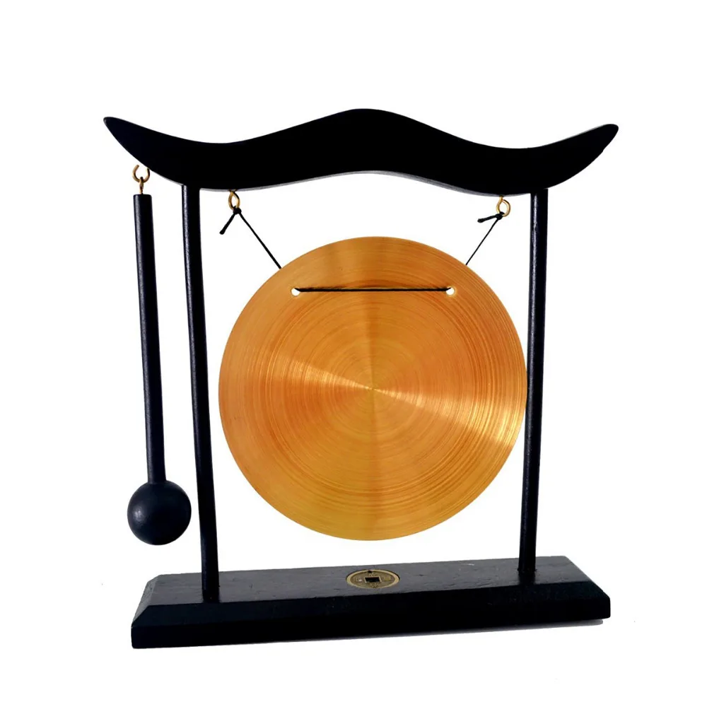 Kaufen Zen Kunst Messing Feng Shui Desktop Gong Drachen Gong H1303