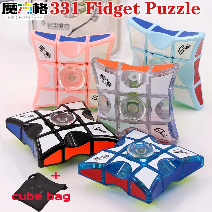 

Magic Puzzle Speed Cube QiYi Mofangge Fidget Spinner Magic Cube 1x3x3 331 133 Floppy Cube AntiStress Fidget Toy For Adult Kids