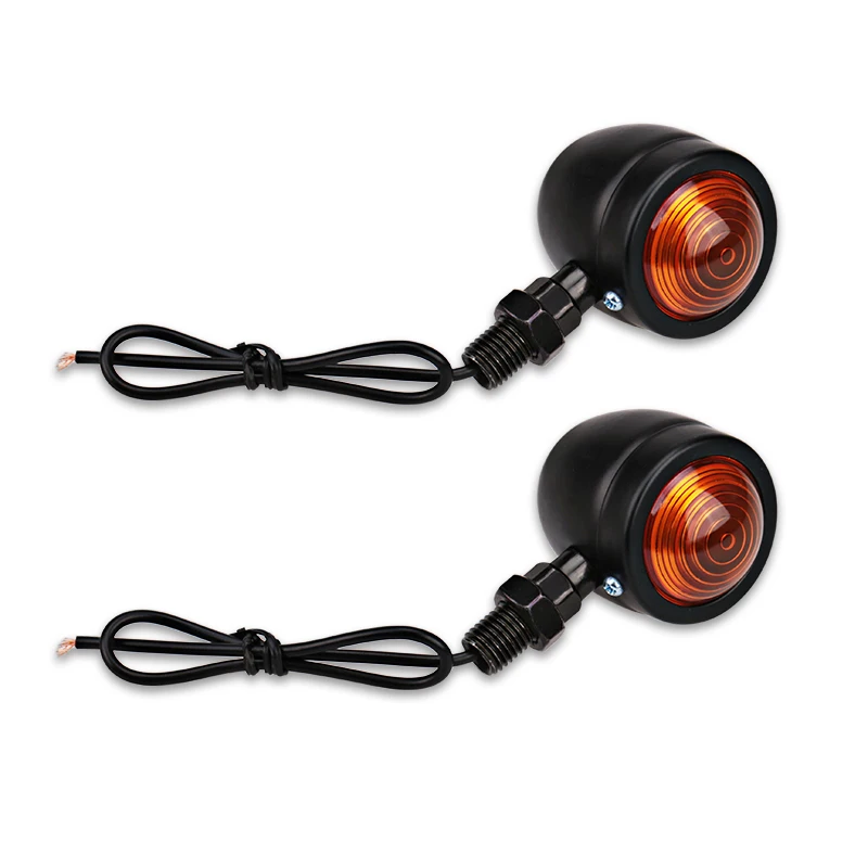 4 шт. поворотники для мотоцикла 10 мм Harley Fatboy Chopper Bobber Cafe Racer Yamaha Suzuki Kawasaki|light for|lights for