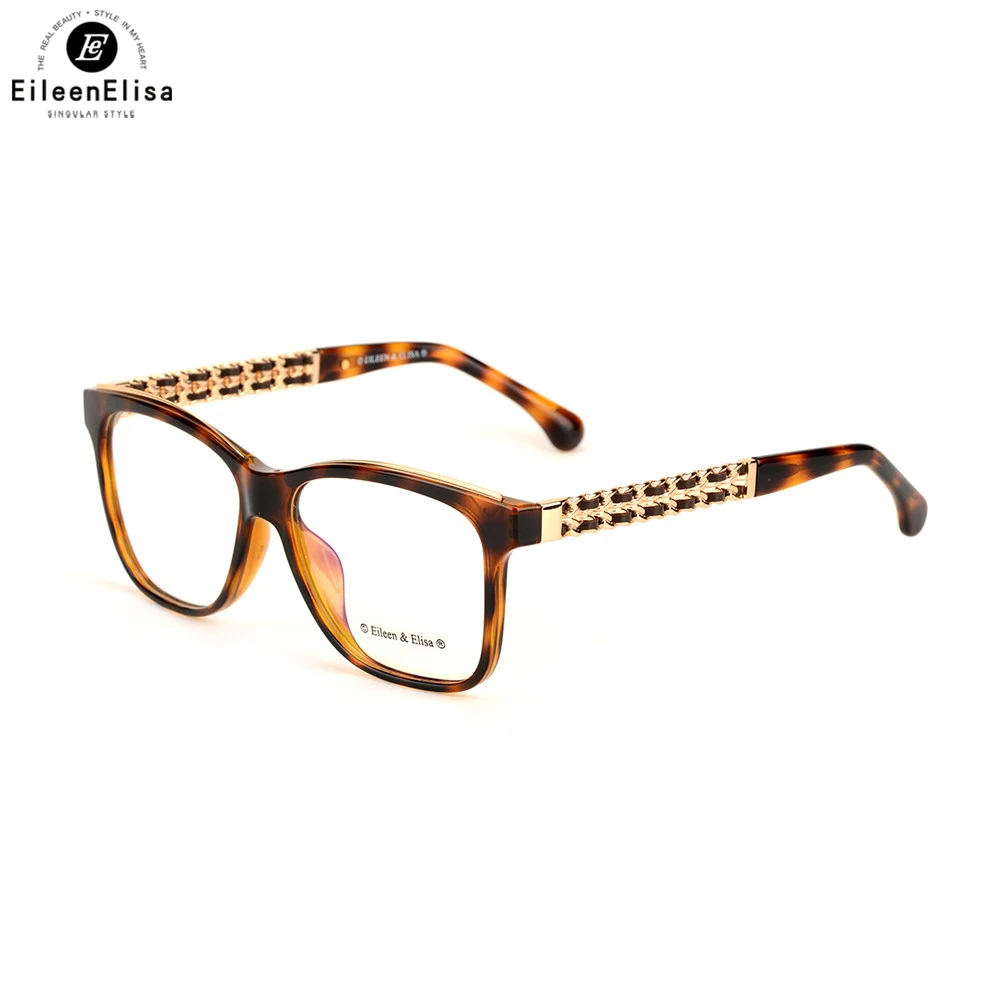 

2018 EE High Quality Optic Glasses for Lady Plastic Material Square Spectacle Frames Women Gafas Transparente Mujer