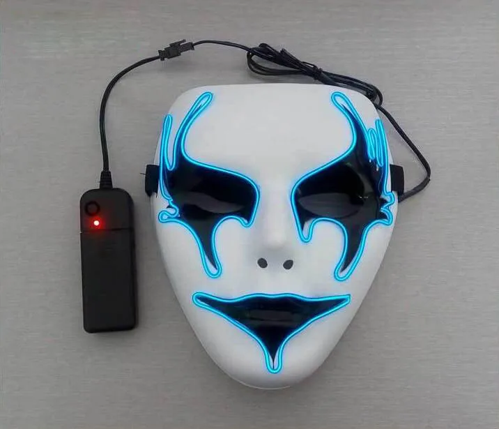 font b EL b font wire font b led b font luminous mask Halloween Christmas