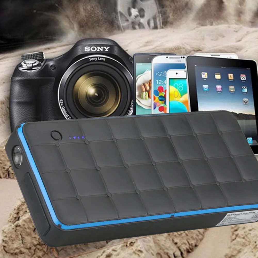 Skup GKFLY wodoodporna 28000mAh urządzenie do uruchamiania awaryjnego samochodu Power Bank 12V 1000A przenośne urządzenie do awaryjnego uruchamiania ładowarka samochodowa do benzyny 8.0L Diesel 6.0L