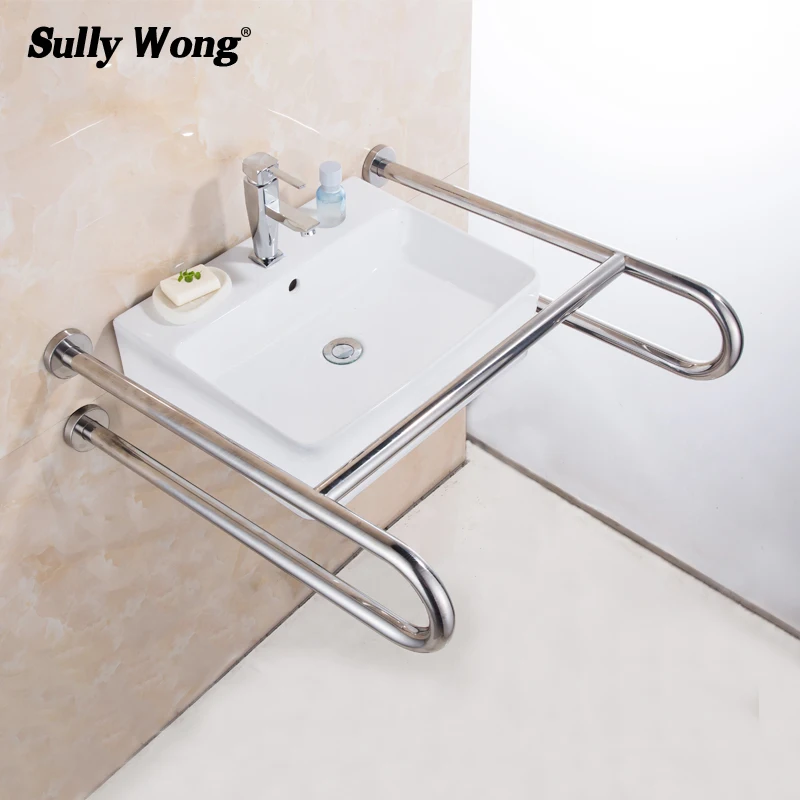 Sully House bathroom 304 stainless steel Wall Mounted Toilet Wash Basin