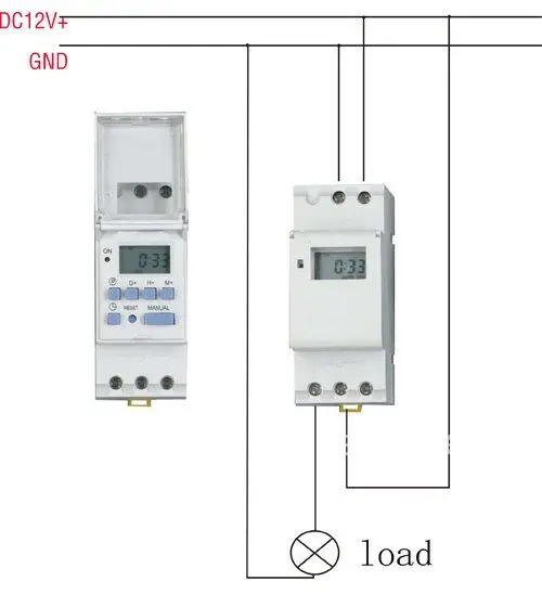 TP8A16 24 hours weekly Digital timer switch DIN Guide Rail