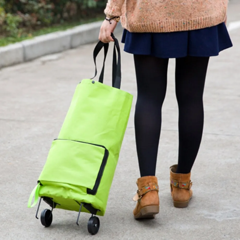 

Multifunctional Waterproof Oxford Bag Cloth Foldable Supermarker Shopping Trolley Wheel Bag Traval Cart Luggage Bag