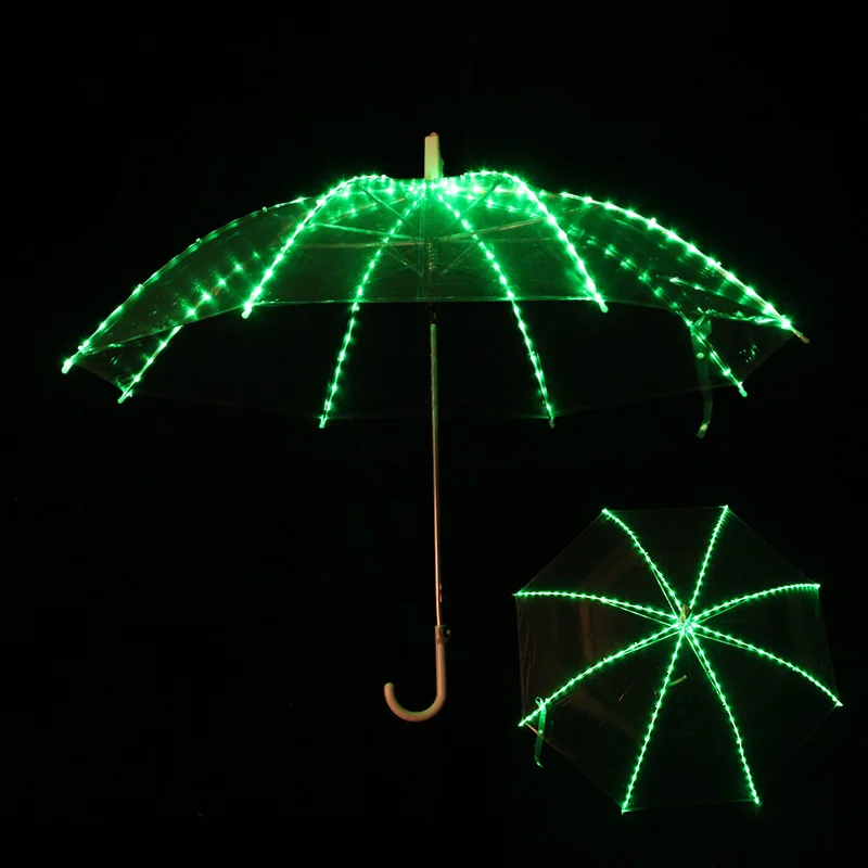 Ruoru New Women Belly Dance LED Light Umbrella Stage Props As Favolook Gifts Costume Accessories Dance Led 4 Colours