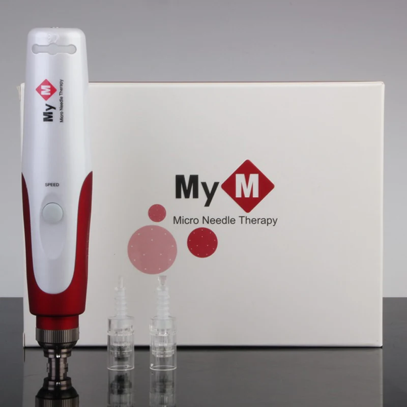купить! Derma Pen Dr. Pen MYM Микроигольчатая ручка Байонетные игольчатые картриджи Prot Используйте с прово Лучший!